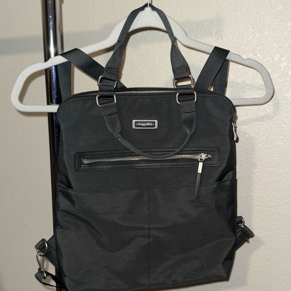 Baggallini Jessica Convertible Tote Backpack Charcoal - Picture 2 of 5